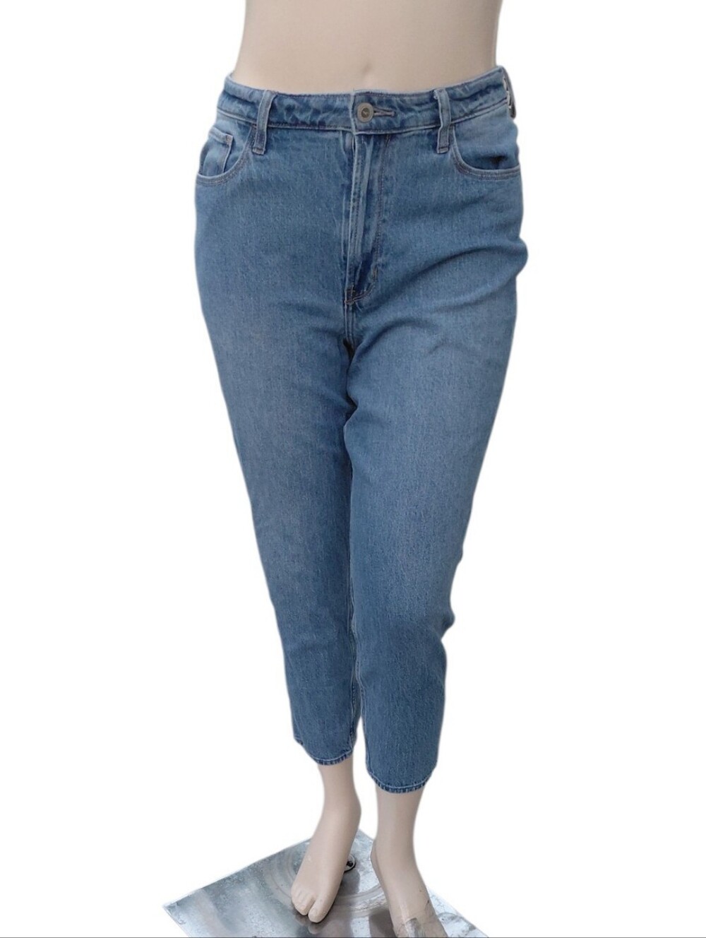 91826 Hollister High-Waist Jeans Size 12R W31R 12" Rise